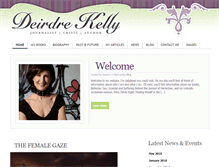 Tablet Screenshot of deirdrekelly.com